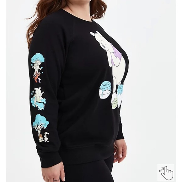 TORRID DISNEY WINNIE THE POOH SWEATSHIRT - Picture 2 of 4